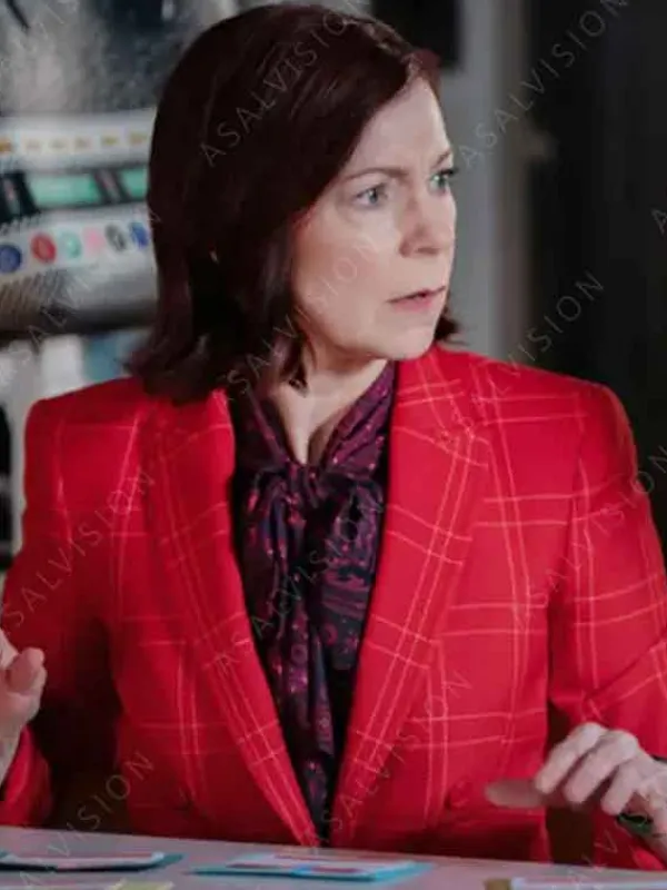 Asal Vision Blazers | Elsbeth 2024 Elsbeth Tascioni Plaid Blazer Red