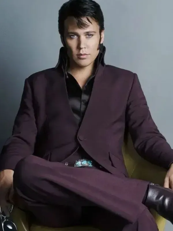 Asal Vision Blazers | Elvis 2022 Elvis Presley Blazer Burgundy