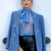 Asal Vision Women Coats | Emily Cooper Peacoat Blue