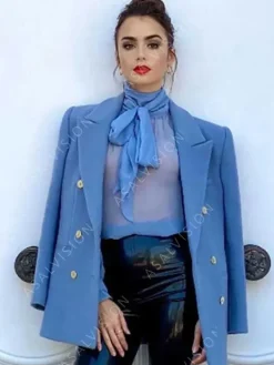Asal Vision Women Coats | Emily Cooper Peacoat Blue