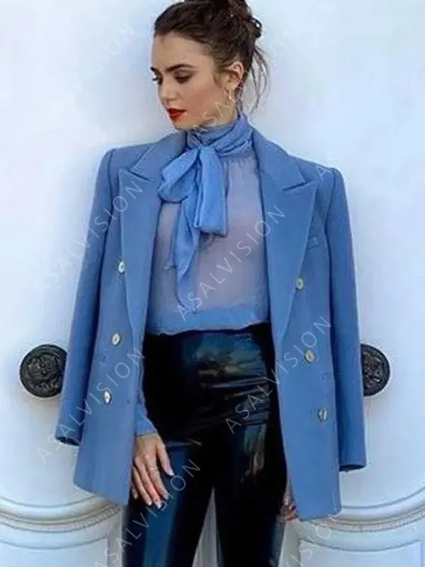 Asal Vision Women Coats | Emily Cooper Peacoat Blue