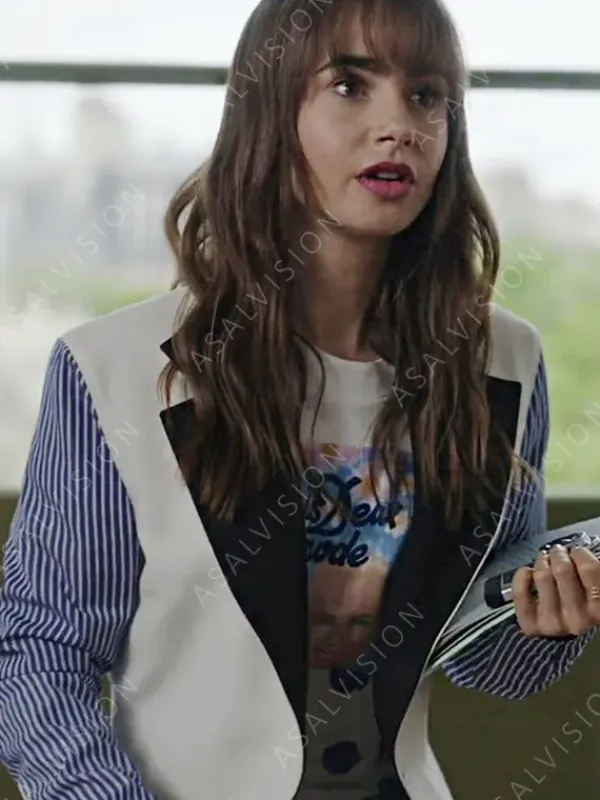 Asal Vision Blazers | Emily Cooper Emily In Paris Season 3 Reversible Blazer
