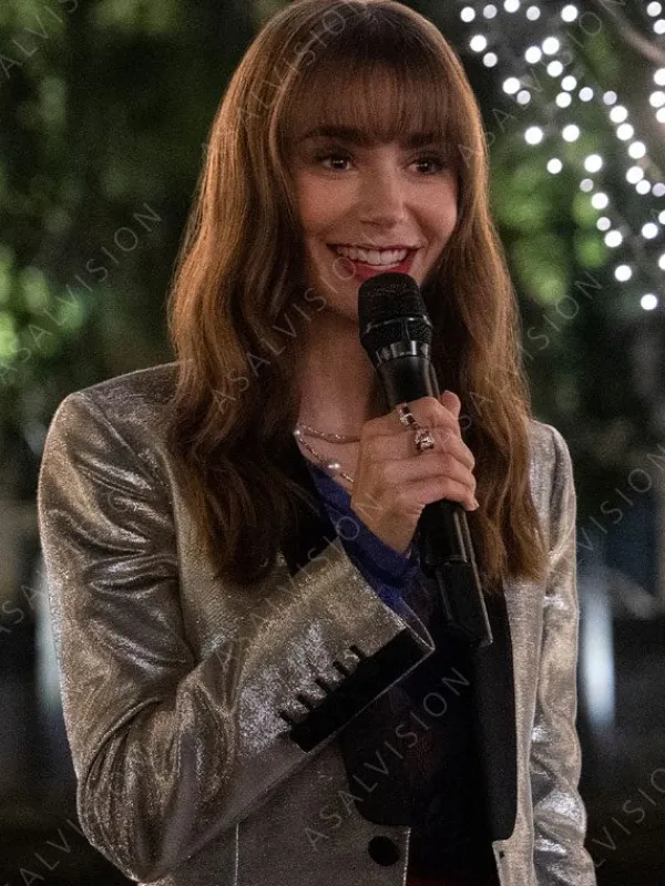 Asal Vision Blazers | Emily Cooper Emily In Paris Season 3 Blazer Silver