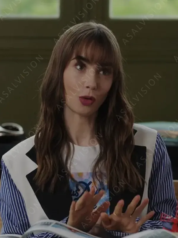 Asal Vision Blazers | Emily Cooper Emily In Paris Season 3 Reversible Blazer