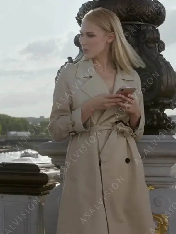 Asal Vision Women Coats | Emily in Paris Camille Trench Coat