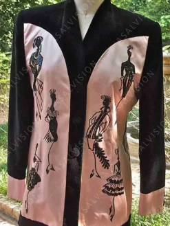 Asal Vision Blazers | Emily In Paris Emily Cooper Pink And Black Blazer Black And Pink