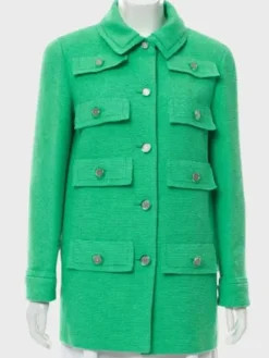 Asal Vision Women Coats | Emily In Paris Emily Cooper Coat Green
