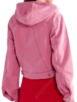 Asal Vision Cotton Jackets | Emily In Paris Emily Cooper Hooded Jacket Pink