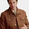 Asal Vision Cotton Jackets | Emily in Paris Lucas Bravo Jacket Brown
