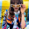 Asal Vision Blazers | Emily in Paris Season 3 Blazer Multicolor
