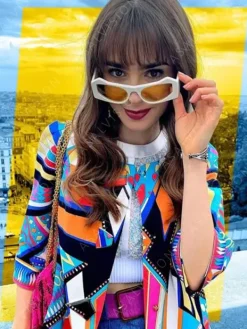 Asal Vision Blazers | Emily in Paris Season 3 Blazer Multicolor