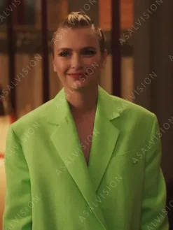 Asal Vision Blazers | Emily In Paris Season 3 Camille Blazer Green