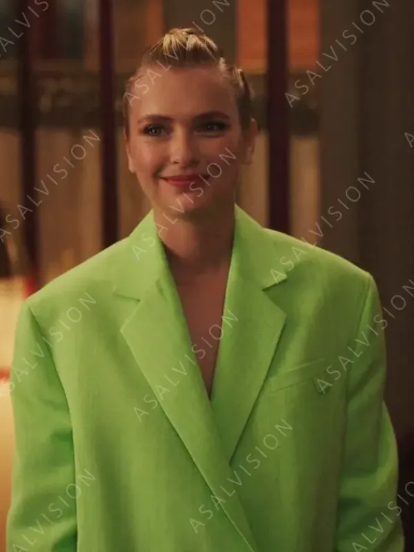 Asal Vision Blazers | Emily In Paris Season 3 Camille Blazer Green