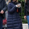 Asal Vision Women Coats | Emily In Paris Season 2 Emily Cooper Puffer Coat Back