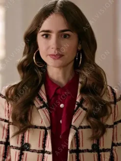 Asal Vision Blazers | Emily In Paris Season 1 Emily Cooper Check Blazer Check Print