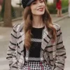 Asal Vision Blazers | Emily In Paris Season 3 Emily Cooper Check Print Jacket Check Print Design