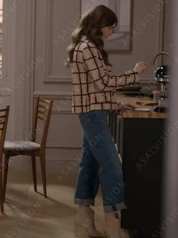 Asal Vision Blazers | Emily In Paris Season 1 Emily Cooper Check Blazer Check Print