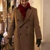 Asal Vision Men Coats | Emily in Paris Season 4 Marcello Wool Coat Brown