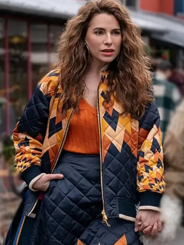 Asal Vision Cotton Jackets | Emily In Paris Season 4 Sofia Sideris Quilted Jacket