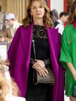 Asal Vision Women Coats | Emily In Paris Season 2 Sylvie Coat Purple