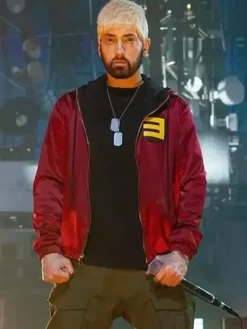 Asal Vision Cotton Jackets | Eminem Houdini Jacket Red