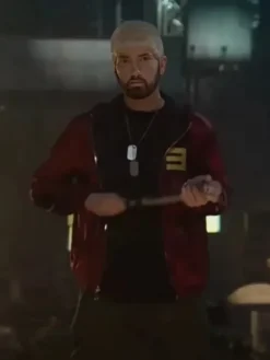 Asal Vision Cotton Jackets | Eminem Houdini Jacket Red