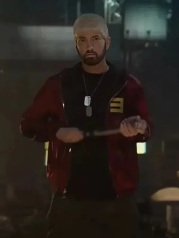 Asal Vision Cotton Jackets | Eminem Houdini Jacket Red
