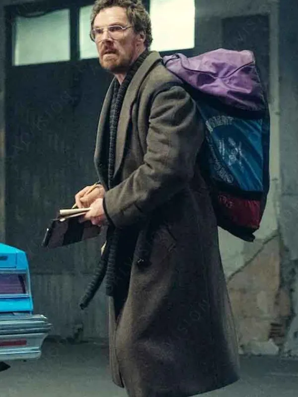 Asal Vision Men Coats | Eric Season 1 Benedict Cumberbatch Trench Coat Military Green