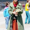 Asal Vision Women Coats | Eric Season 1 Cassie Anderson Trench Coat Green