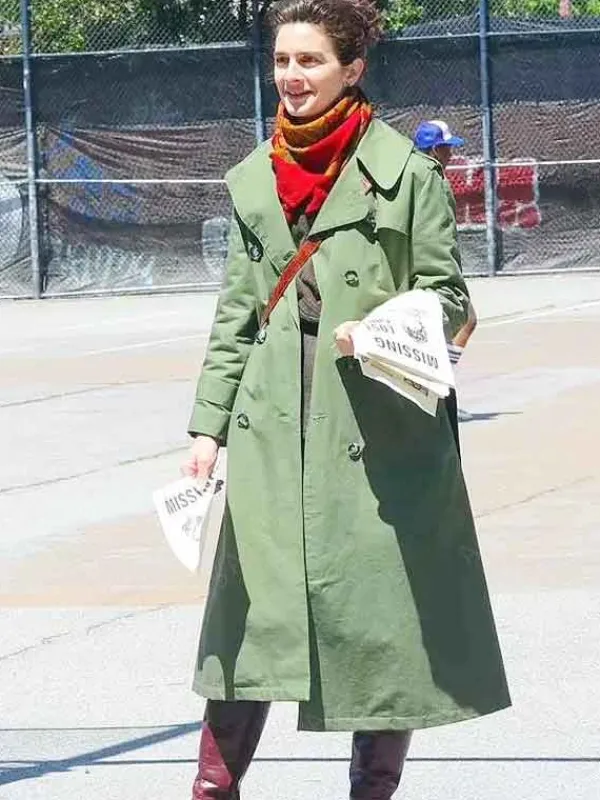 Asal Vision Women Coats | Eric Season 1 Cassie Anderson Trench Coat Green