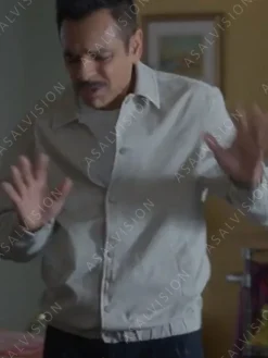Asal Vision Cotton Jackets | Eugenio Derbez The Valet 2022 Jacket Beige
