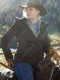 Asal Vision Cotton Jackets | Evelyn Dutton Yellowstone Jacket Dark Brown