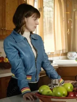 Asal Vision Leather Jackets | Evil Kristen Bouchard Leather Jacket Blue