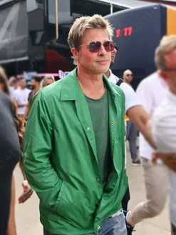 Asal Vision Cotton Jackets | F1 Brad Pitt Jacket Green