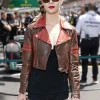 Asal Vision Leather Jackets | F1 GP Monaco Anya Taylor Joy Leather Jacket Brown