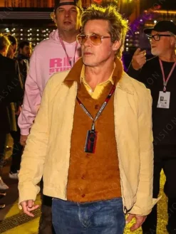 Asal Vision Cotton Jackets | F1 Movie Premiere Brad Pitt Jacket Mustard