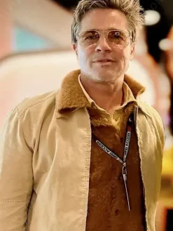 Asal Vision Cotton Jackets | F1 Movie Premiere Brad Pitt Jacket Mustard