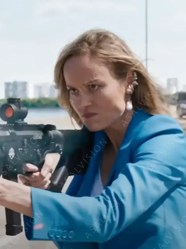 Asal Vision Blazers | Fast X Brie Larson Blazer Blue