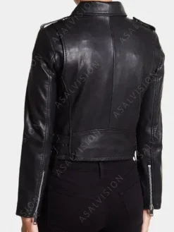 Asal Vision Black Jackets | Biker Jackets | Fast X Brie Larson Leather Jacket Black