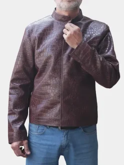 Asal Vision Leather Jackets | Fast X Dante Leather Jacket Brown