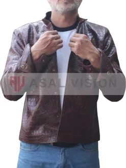 Asal Vision Leather Jackets | Fast X Dante Leather Jacket Brown
