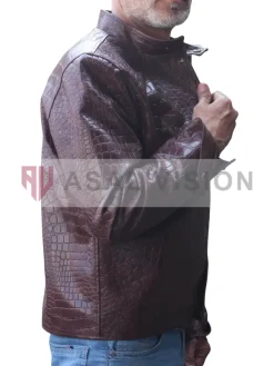 Asal Vision Leather Jackets | Fast X Dante Leather Jacket Brown