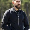 Asal Vision Cotton Jackets | FBI Season 6 Omar Adom Zidan Bomber Jacket Black