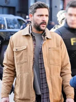 Asal Vision Cotton Jackets | FBI Season 6 Steve Martinez Jacket Light Brown
