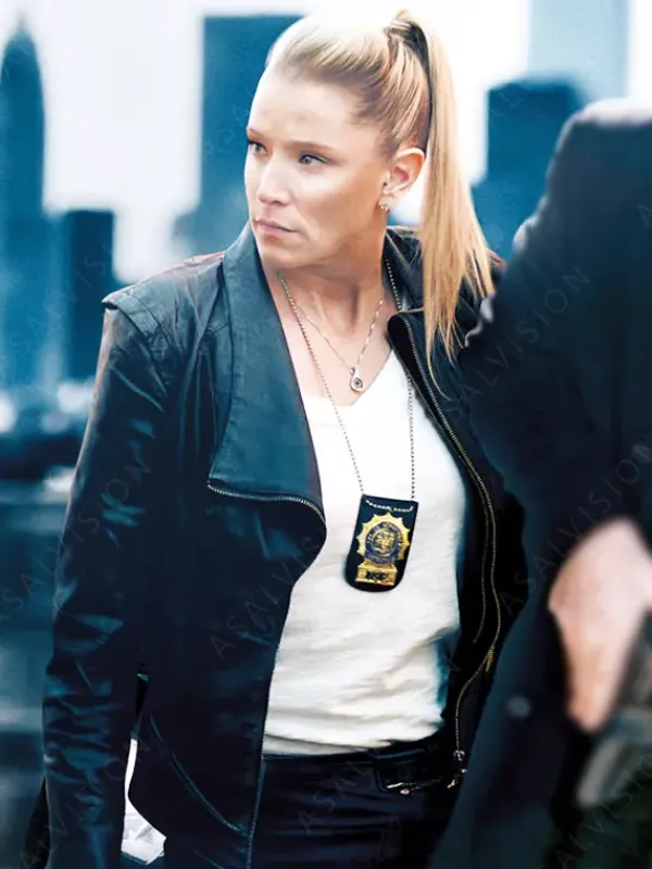 Asal Vision Leather Jackets | First Shift 2024 Angela Leather Jacket Black