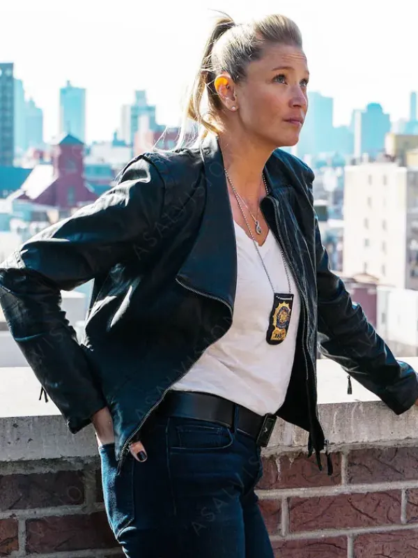 Asal Vision Leather Jackets | First Shift 2024 Angela Leather Jacket Black
