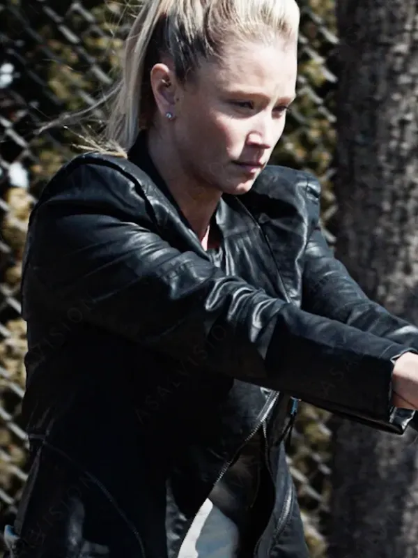 Asal Vision Leather Jackets | First Shift 2024 Angela Leather Jacket Black