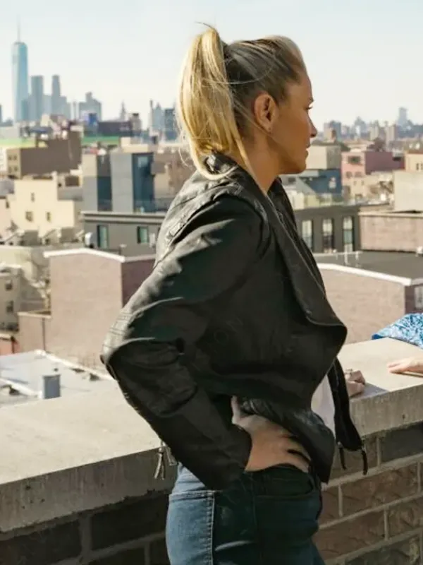 Asal Vision Leather Jackets | First Shift 2024 Angela Leather Jacket Black