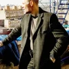 Asal Vision Men Coats | First Shift Gino Anthony Pesi Trench Coat Black