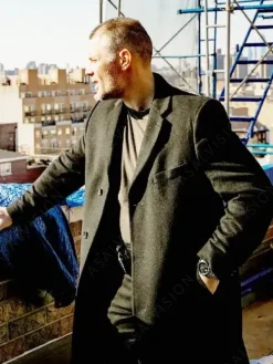 Asal Vision Men Coats | First Shift Gino Anthony Pesi Trench Coat Black